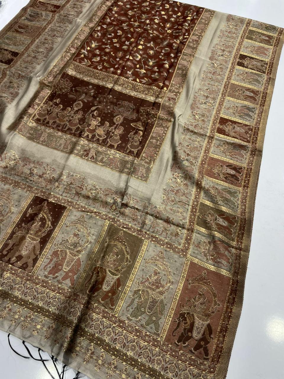 Pure Silk Kani Dupatay