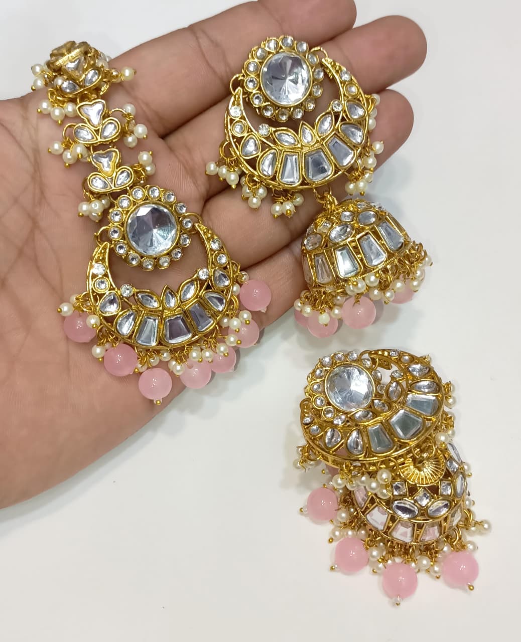 Indian Dubbi Kundan Jhumki's Teeka