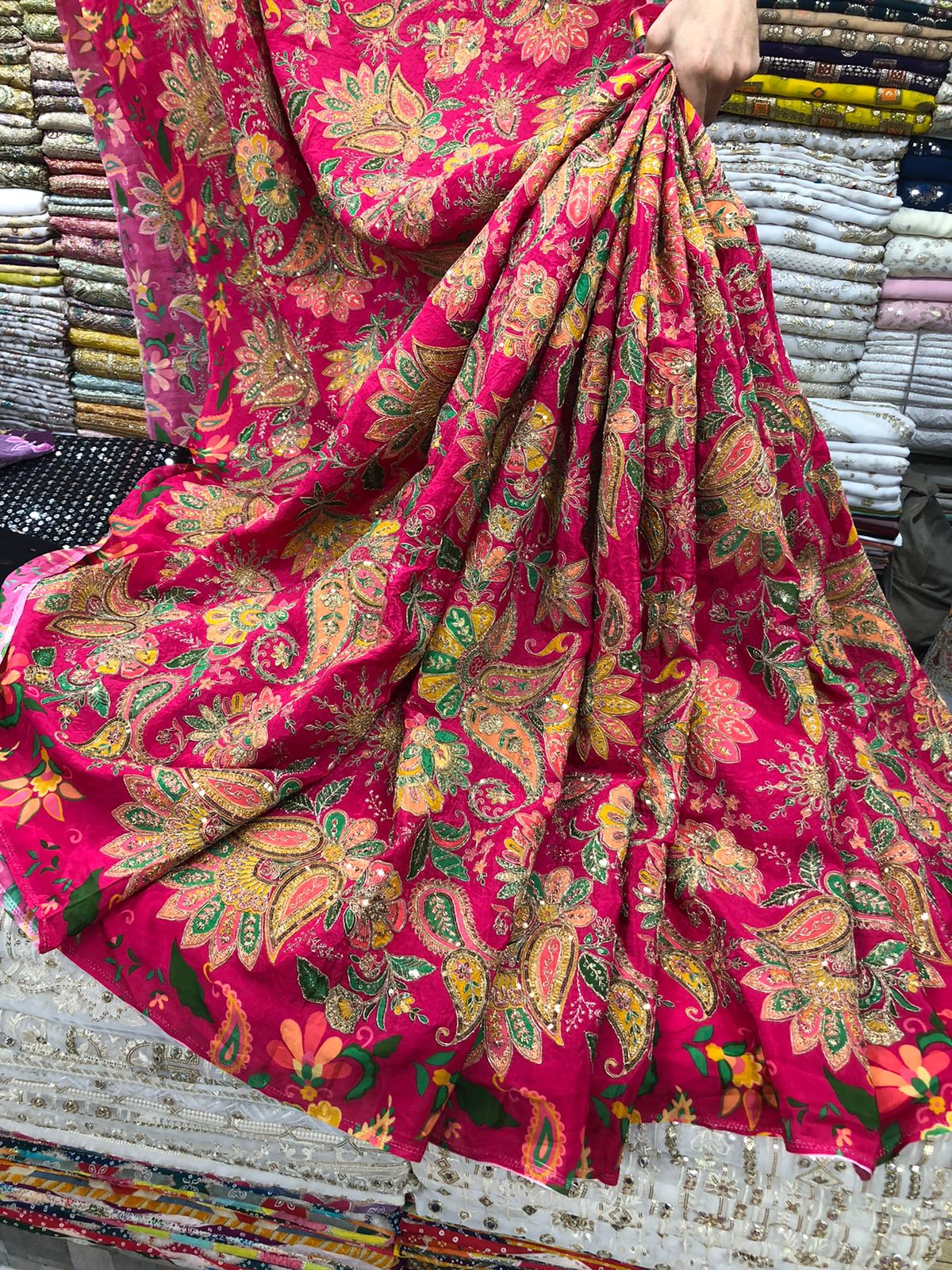 Indain Pure Crepe Silk