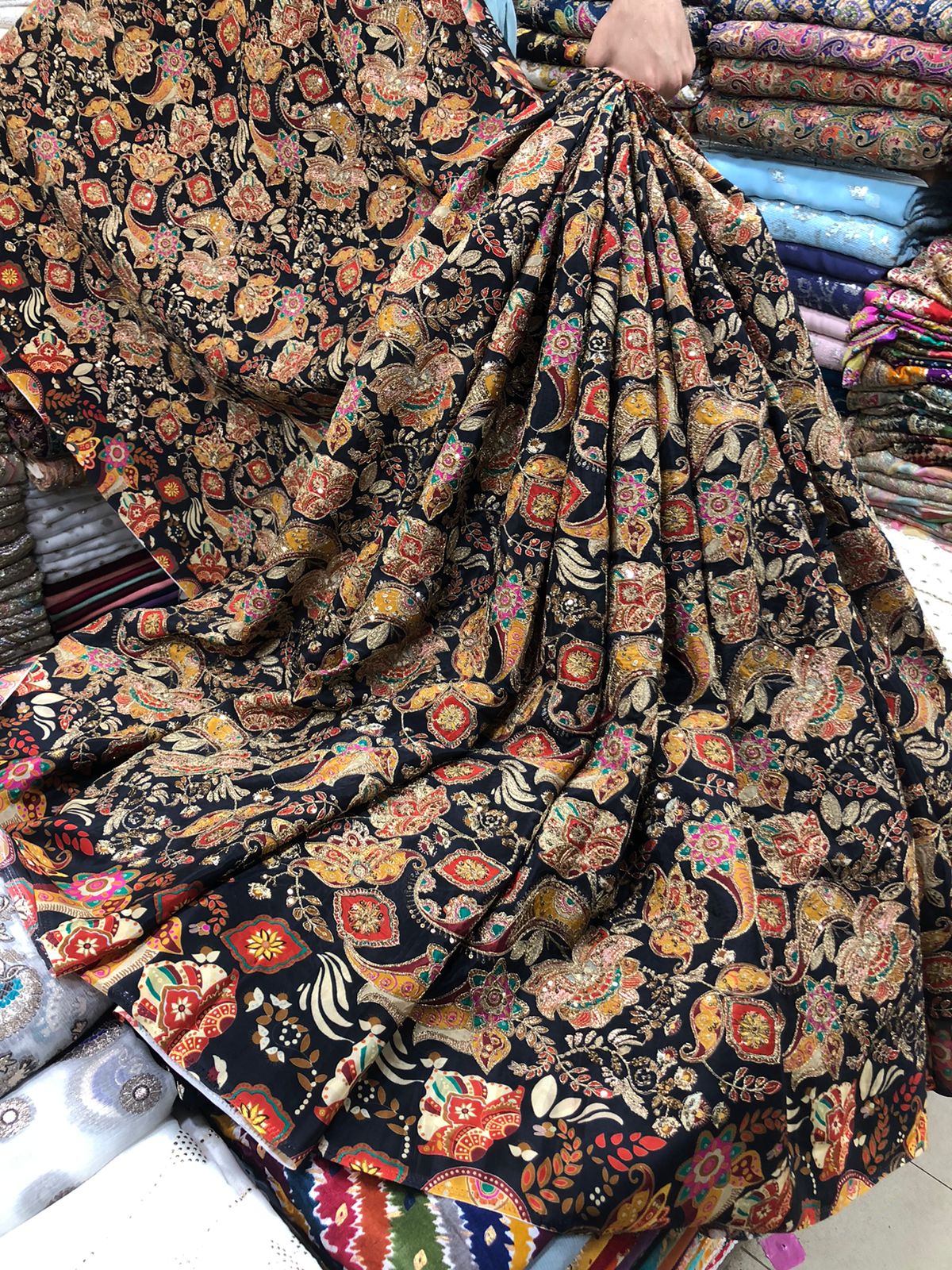 Indain Pure Crepe Silk