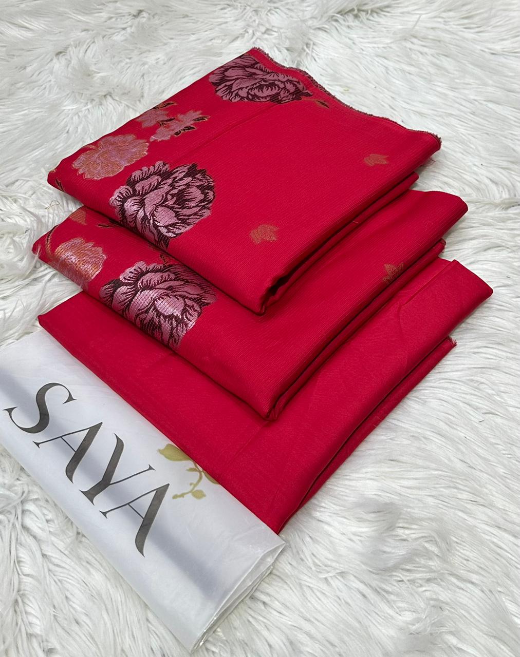 Viscose Saya Three piece