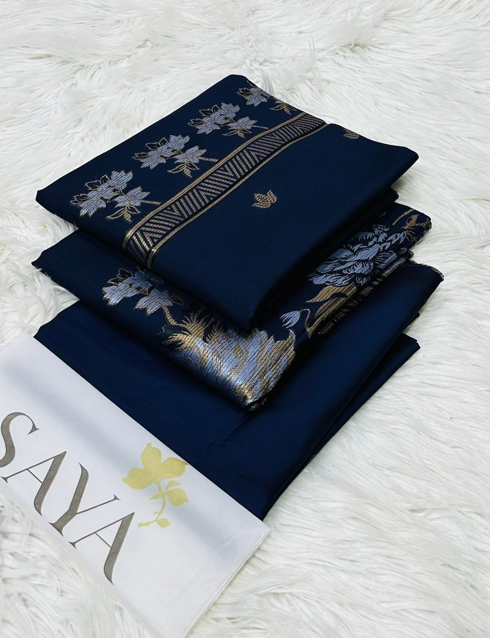 Viscose Saya Three piece