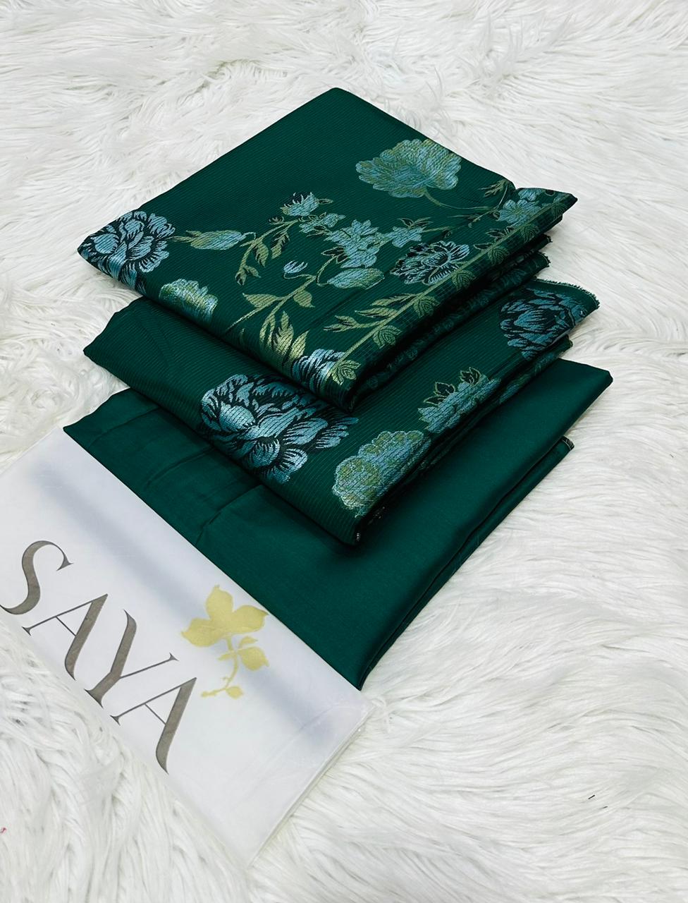 Viscose Saya Three piece