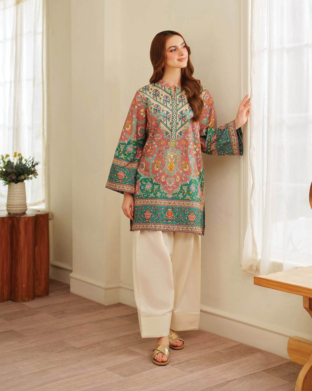 AYRA DIGITAL CO-ORD 2PC (FARSHI) - Andaz By Uneza Fazeel