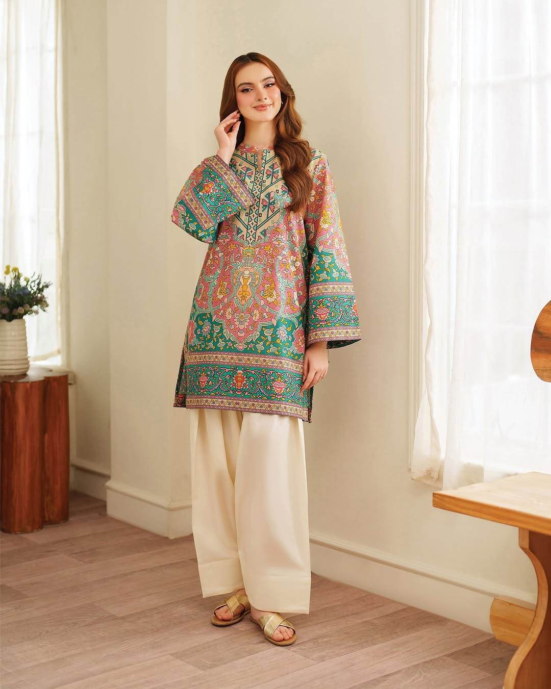 AYRA DIGITAL CO-ORD 2PC (FARSHI) - Andaz By Uneza Fazeel