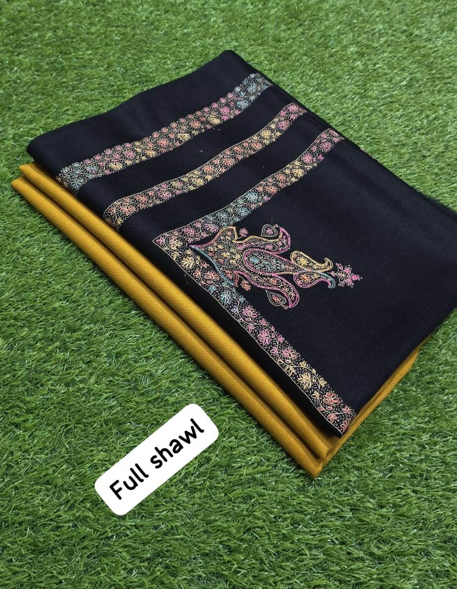 3Pc Suit With Full Size Hand Work Shawl - Andaz By Uneza Fazeel