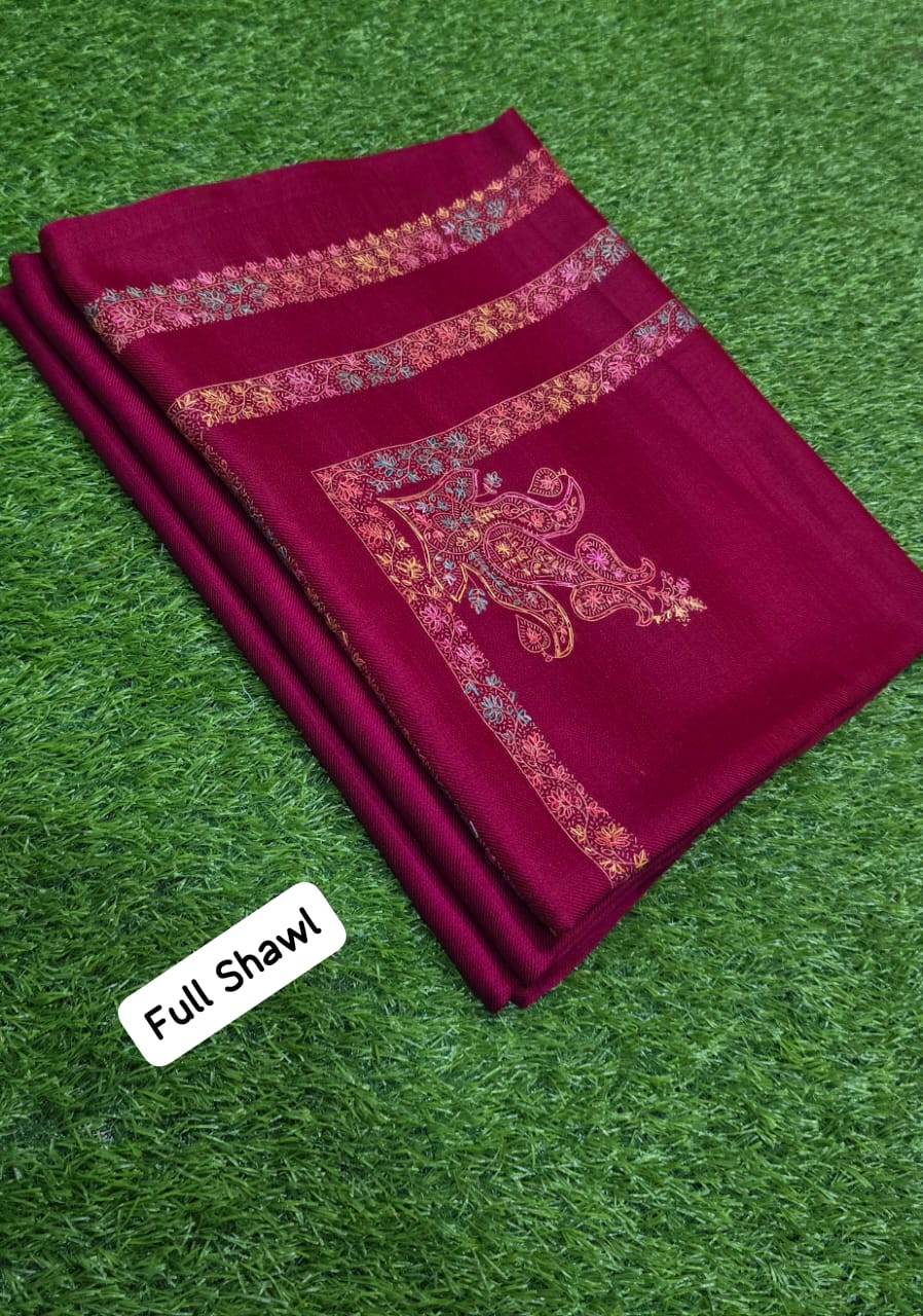 3Pc Suit With Full Size Hand Work Shawl - Andaz By Uneza Fazeel