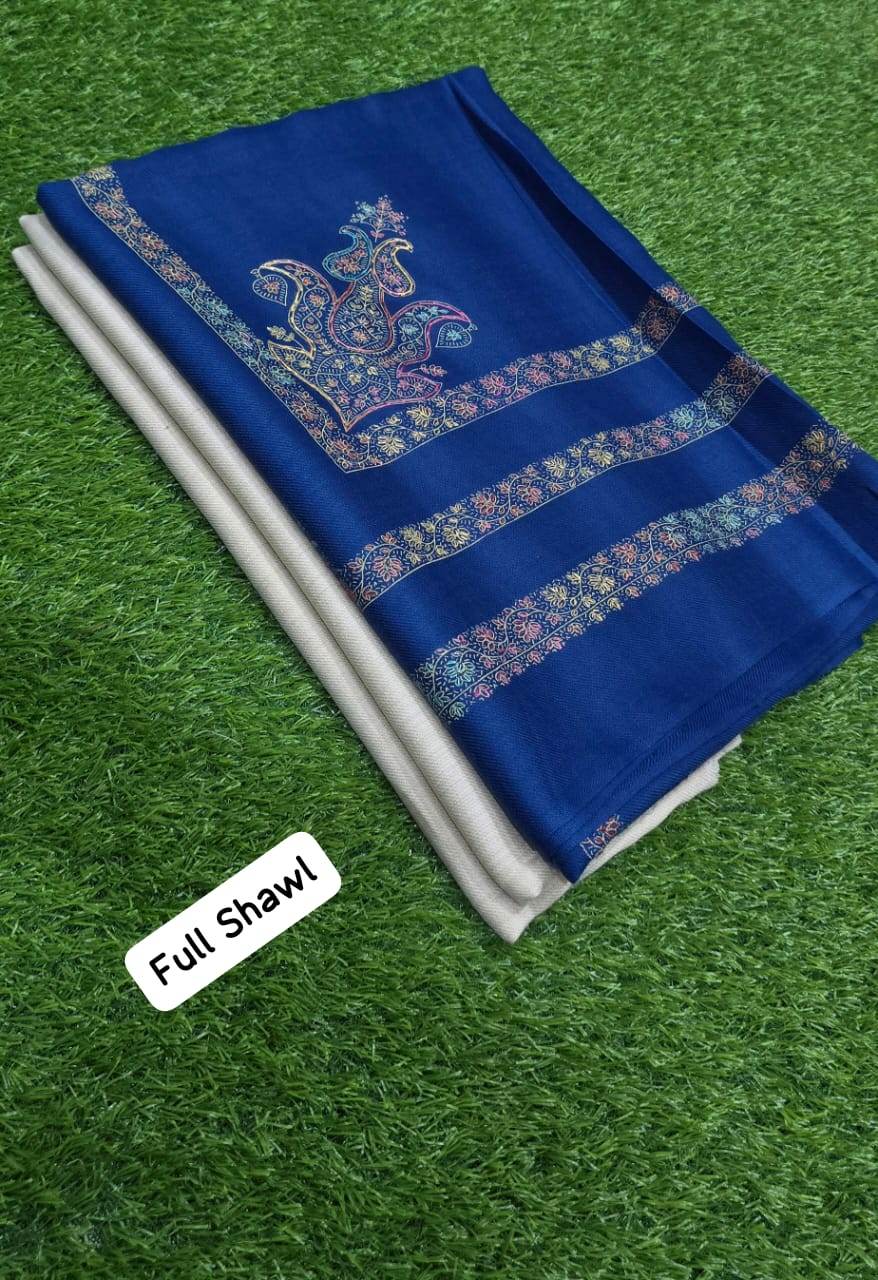 3Pc Suit With Full Size Hand Work Shawl - Andaz By Uneza Fazeel