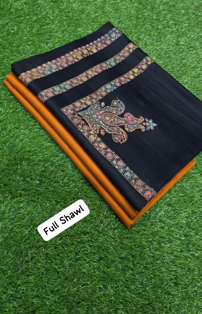 3Pc Suit With Full Size Hand Work Shawl - Andaz By Uneza Fazeel