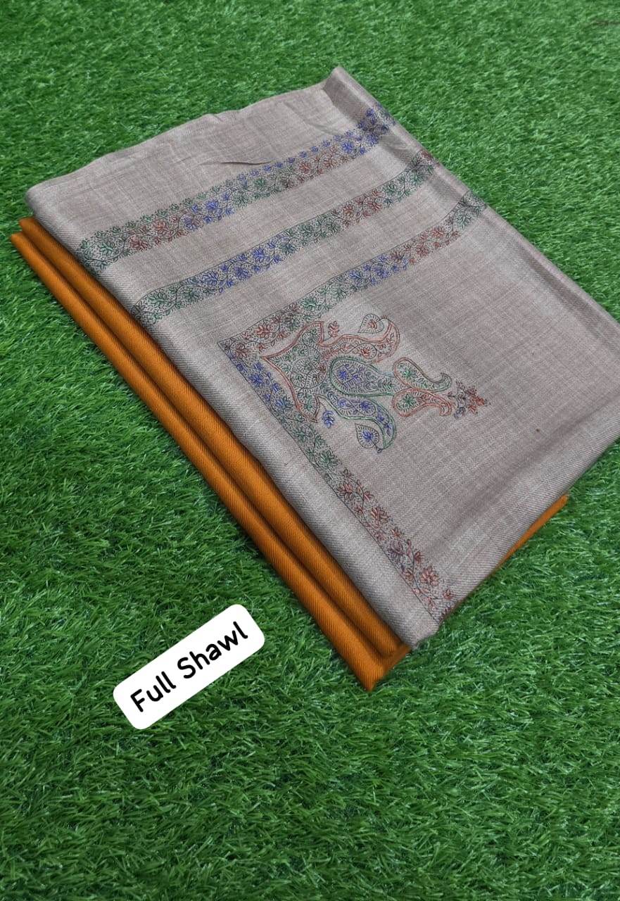 3Pc Suit With Full Size Hand Work Shawl - Andaz By Uneza Fazeel