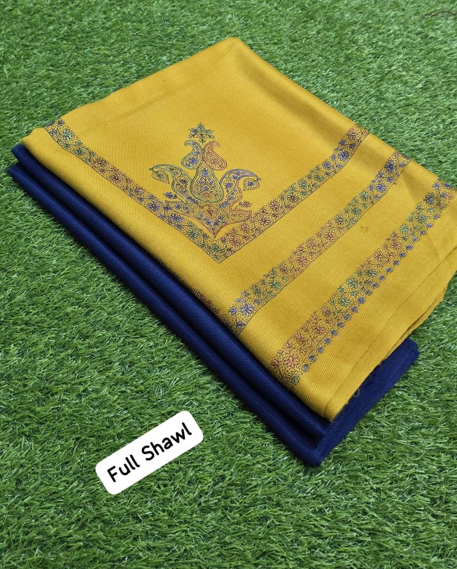 3Pc Suit With Full Size Hand Work Shawl - Andaz By Uneza Fazeel