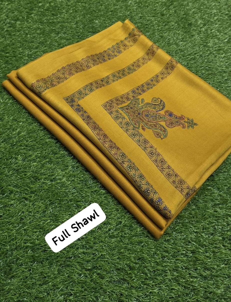 3Pc Suit With Full Size Hand Work Shawl - Andaz By Uneza Fazeel