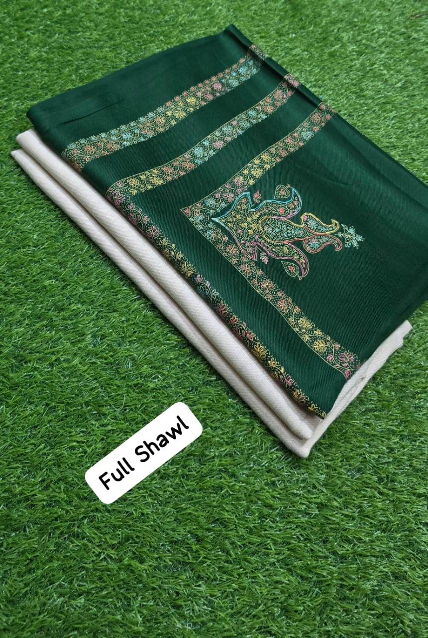 3Pc Suit With Full Size Hand Work Shawl - Andaz By Uneza Fazeel