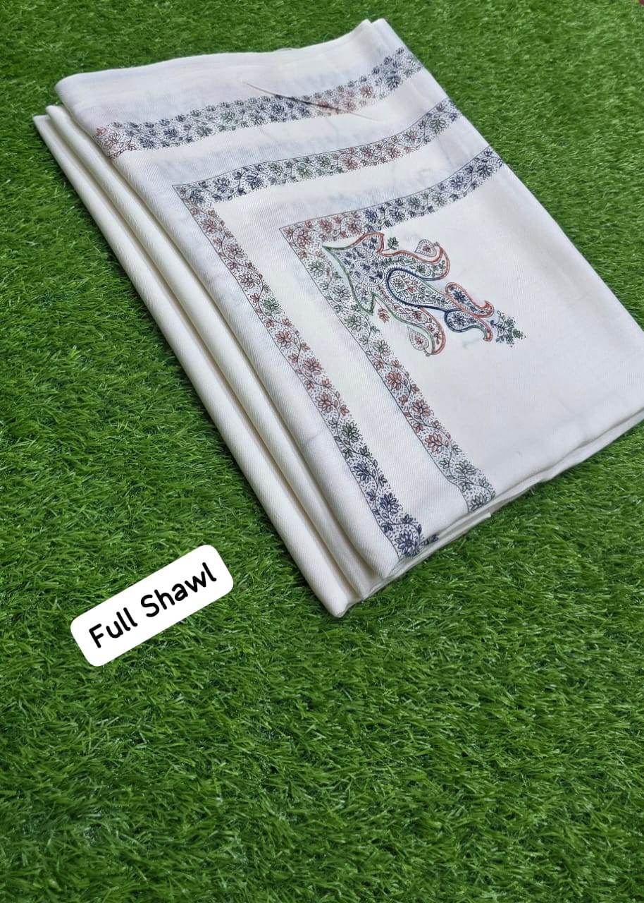 3Pc Suit With Full Size Hand Work Shawl - Andaz By Uneza Fazeel