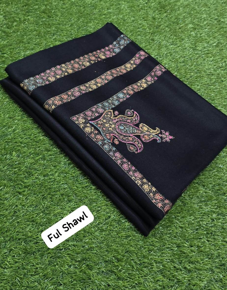 3Pc Suit With Full Size Hand Work Shawl - Andaz By Uneza Fazeel