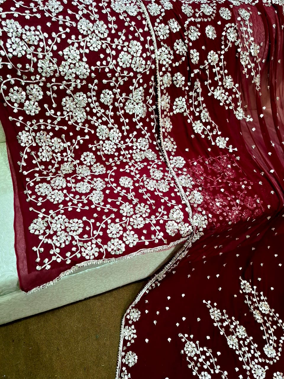 Chiffon 2pc Unstitched Dress