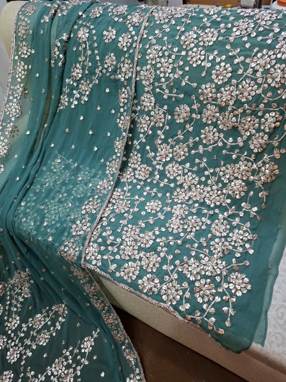 Chiffon 2pc Unstitched Dress