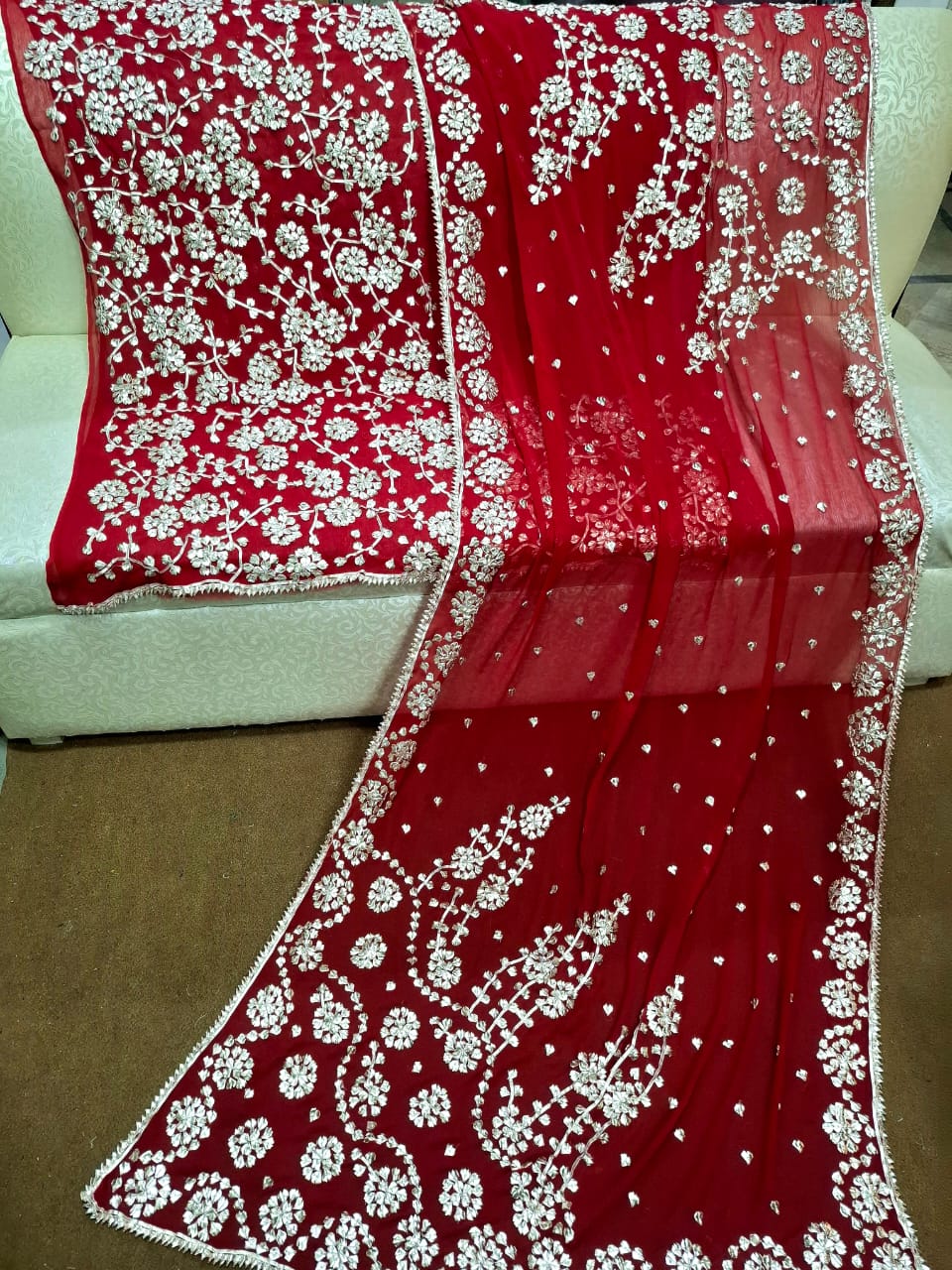 Chiffon 2pc Unstitched Dress