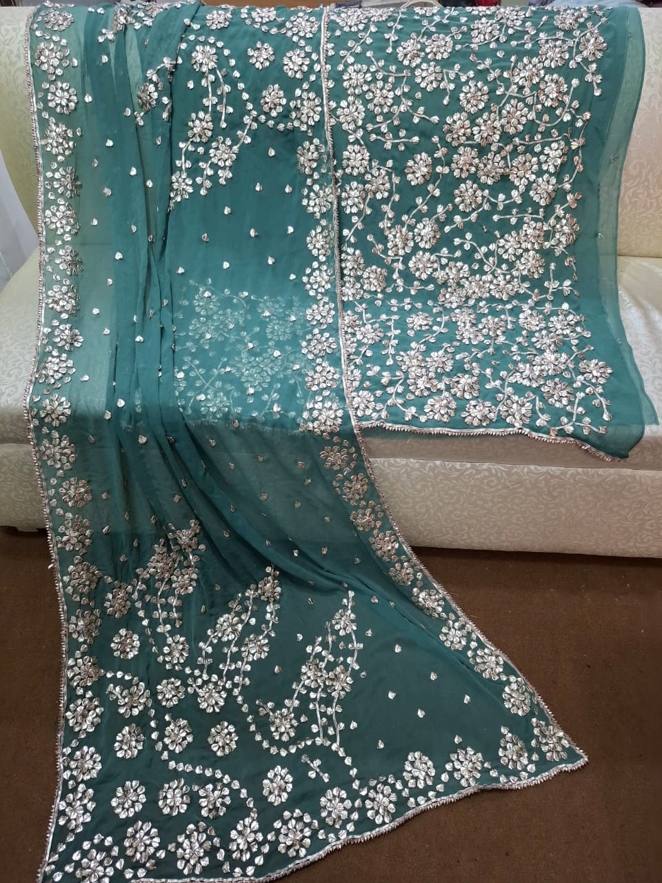 Chiffon 2pc Unstitched Dress