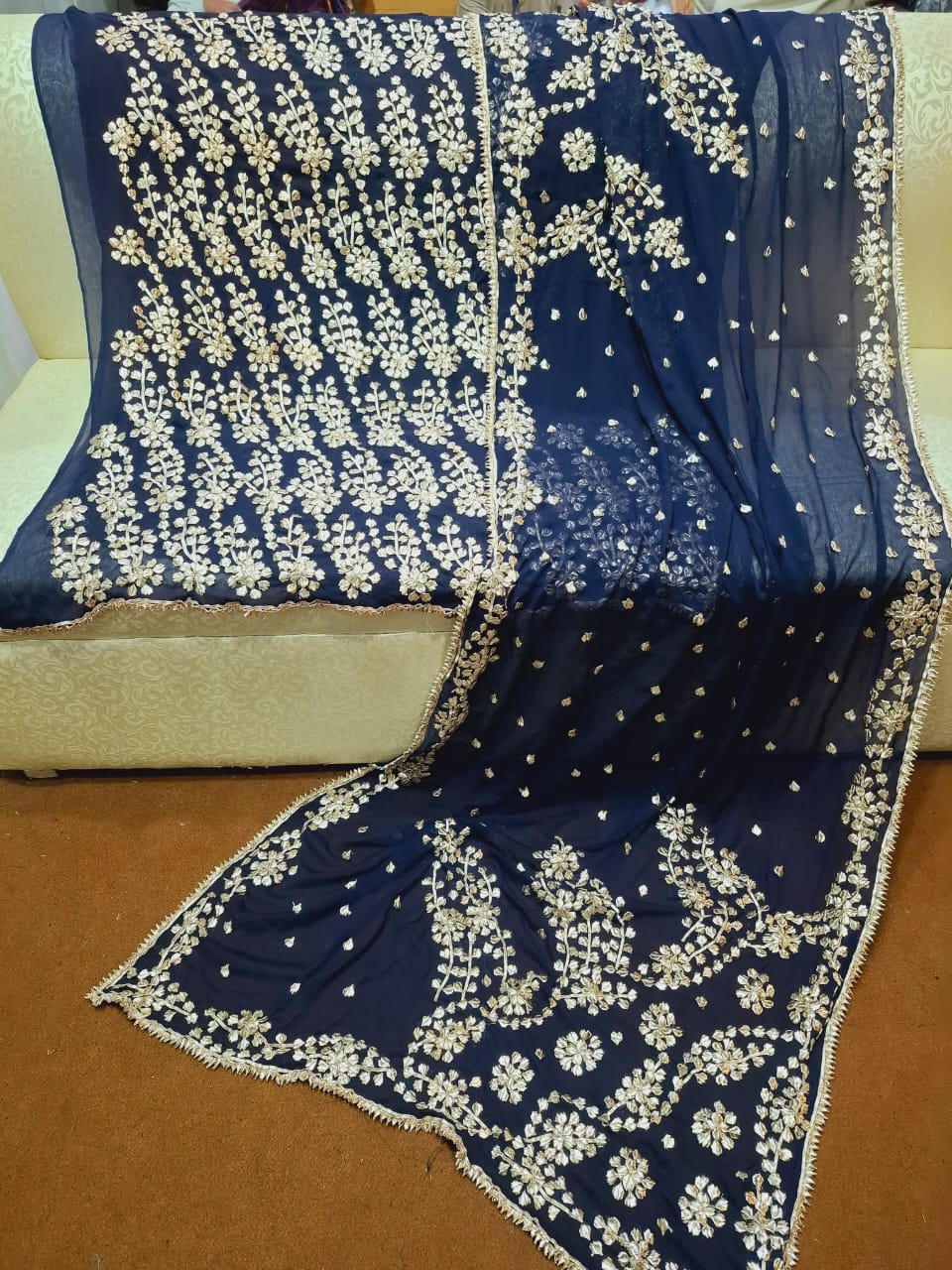 Chiffon 2pc Unstitched Dress