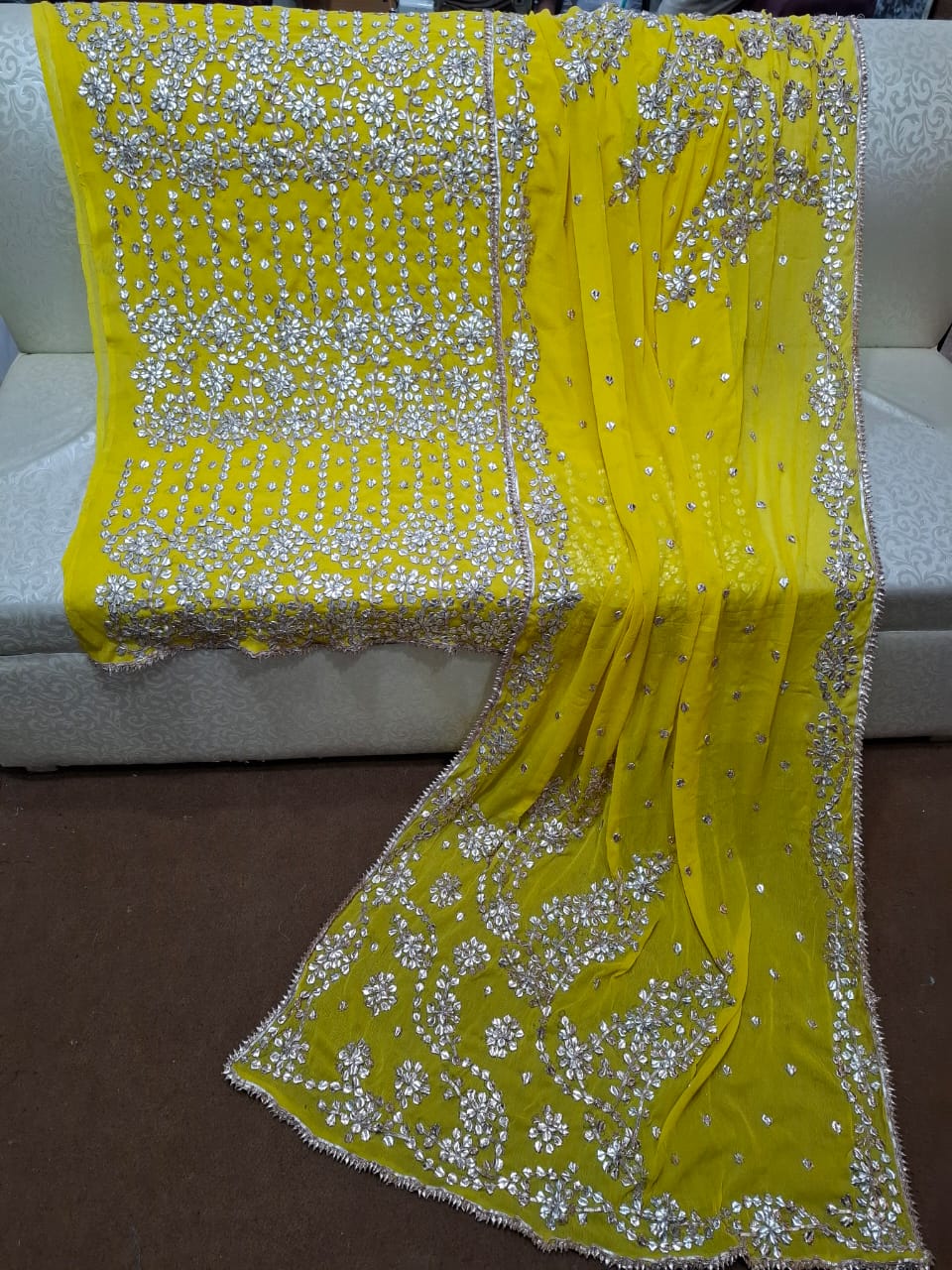 Chiffon 2pc Unstitched Dress