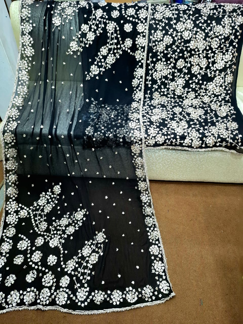 Chiffon 2pc Unstitched Dress