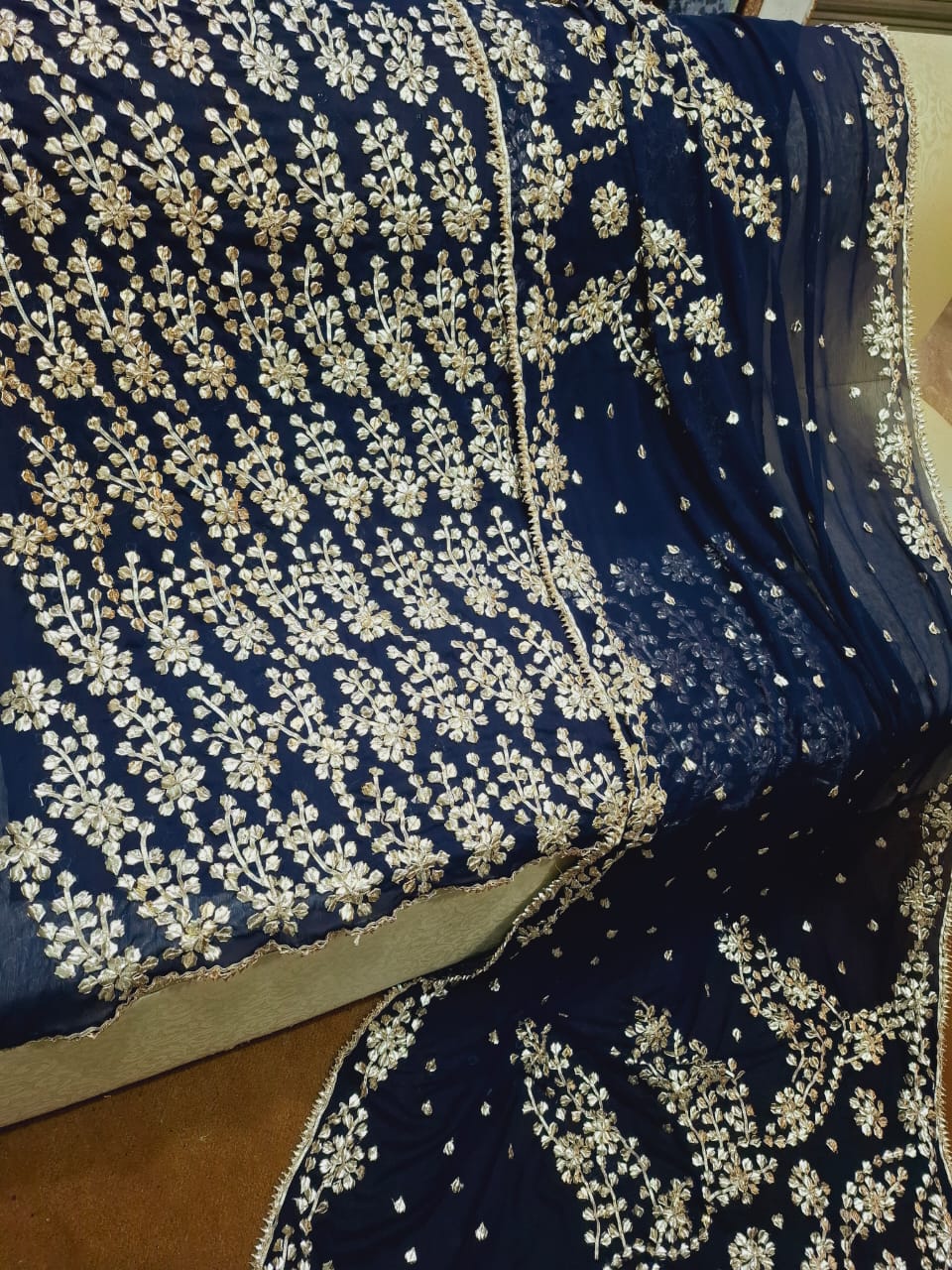 Chiffon 2pc Unstitched Dress