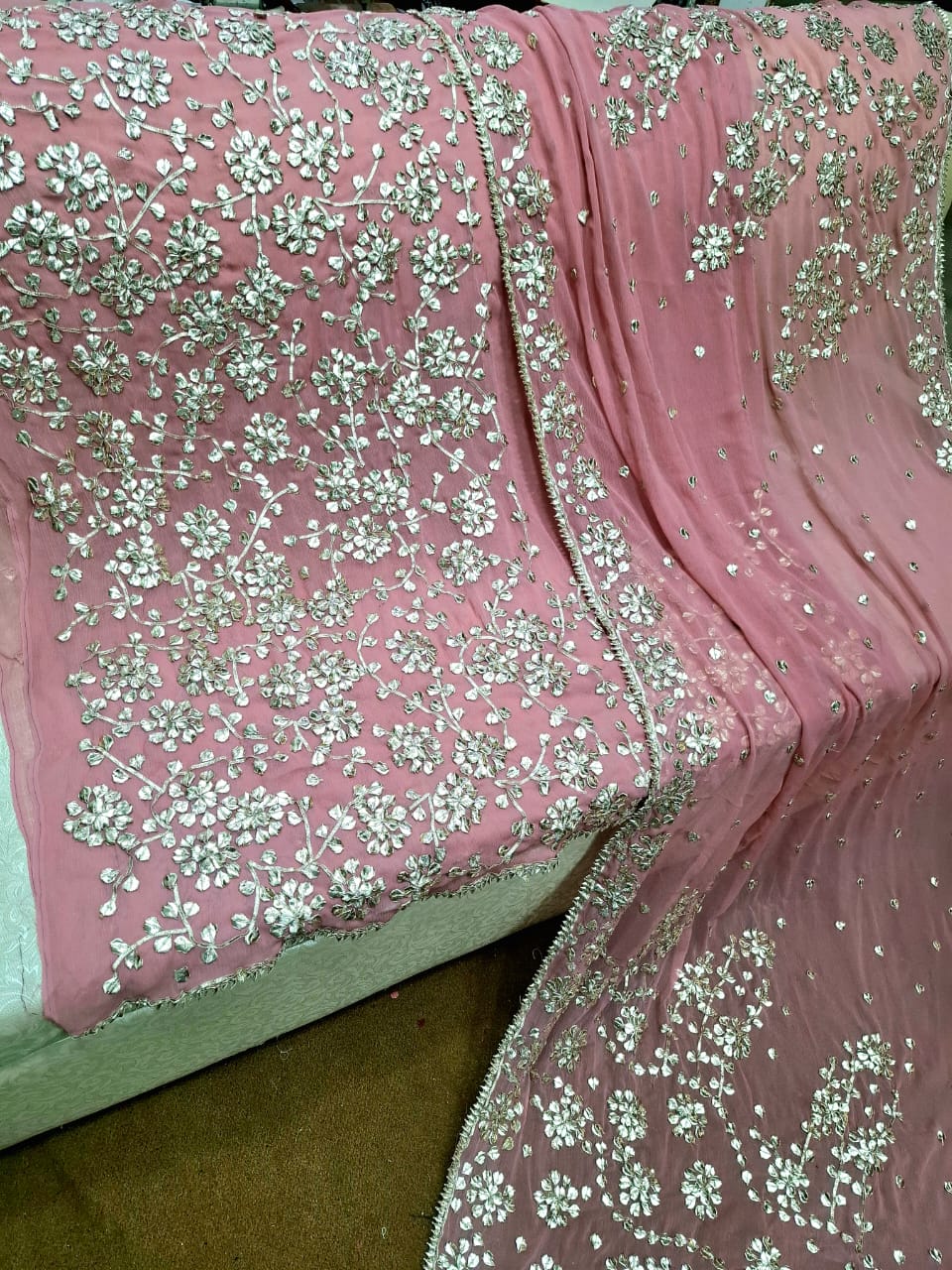 Chiffon 2pc Unstitched Dress