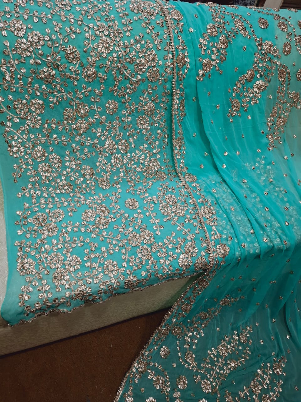 Chiffon 2pc Unstitched Dress