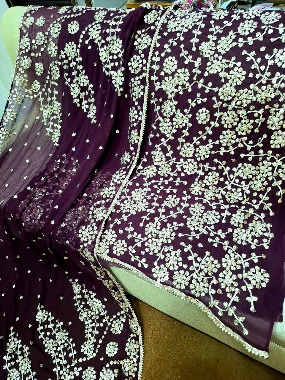 Chiffon 2pc Unstitched Dress