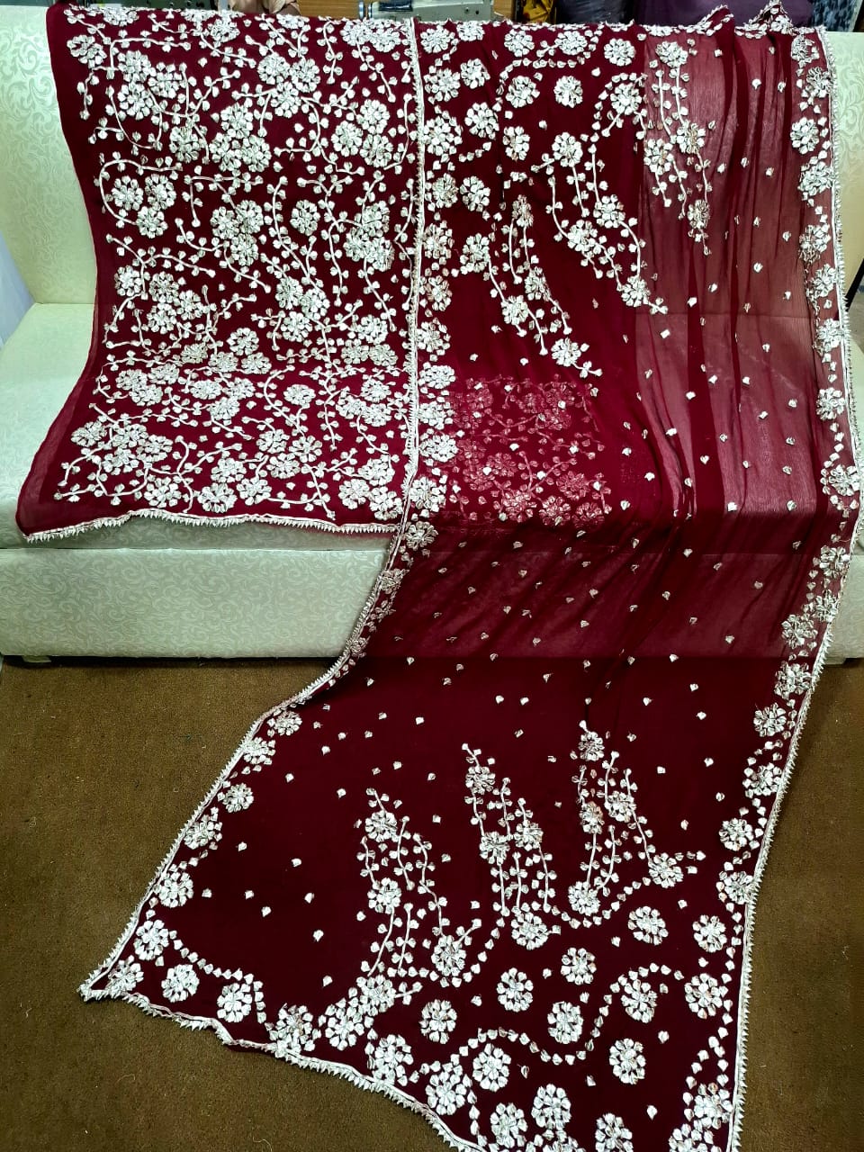 Chiffon 2pc Unstitched Dress