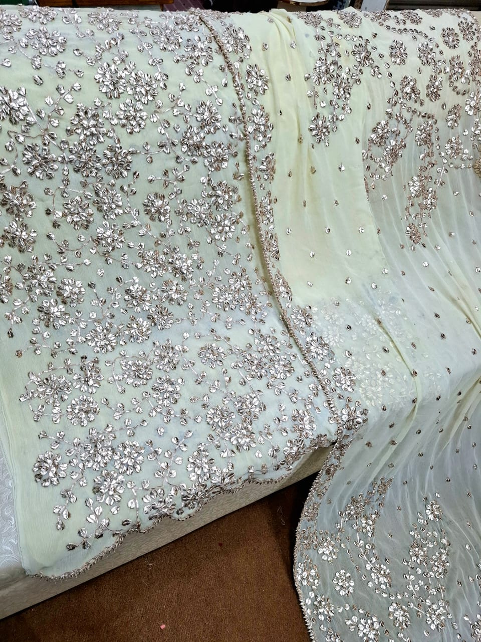 Chiffon 2pc Unstitched Dress