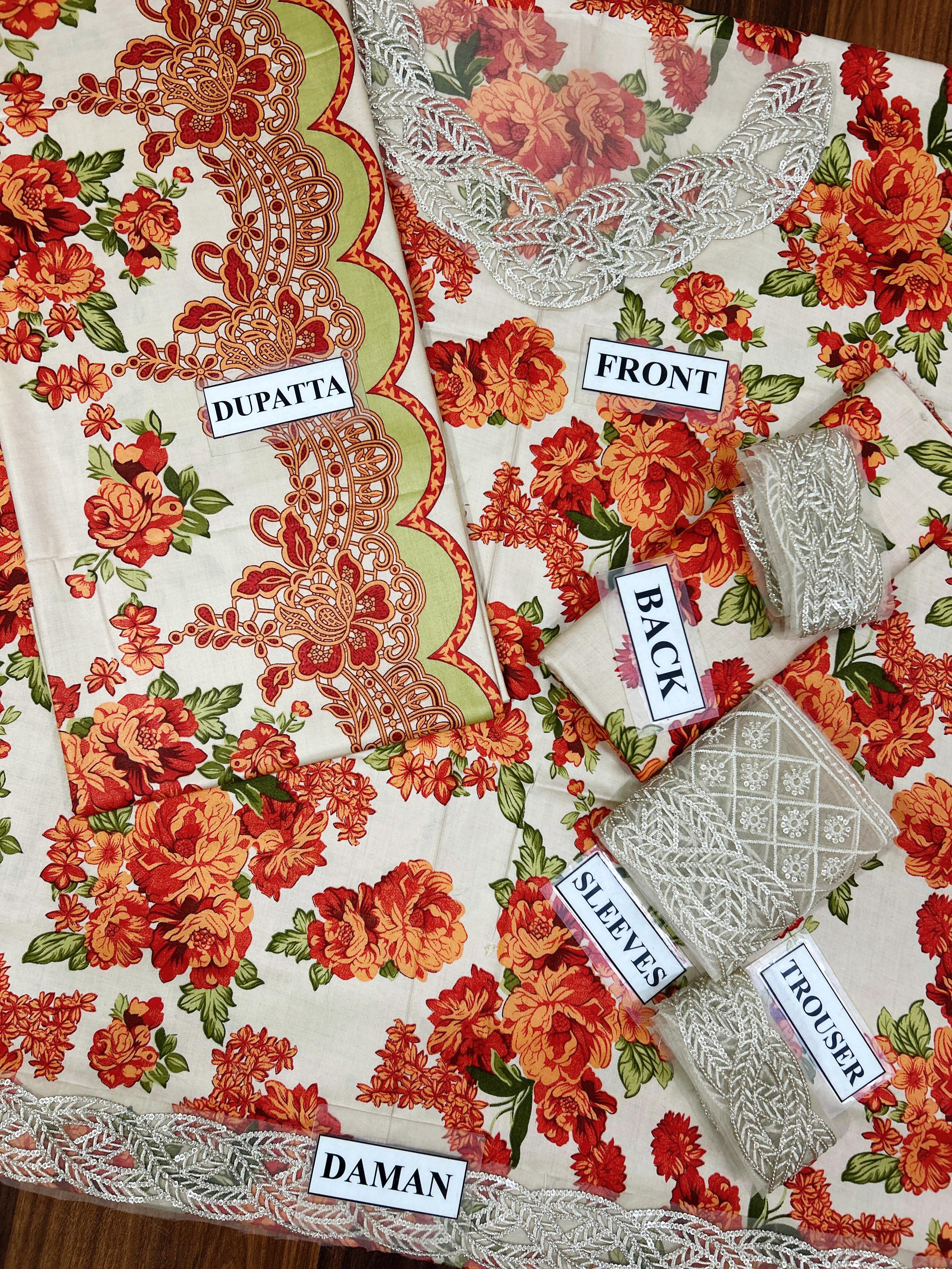 Winter Collection Embroidered Lilen Collection