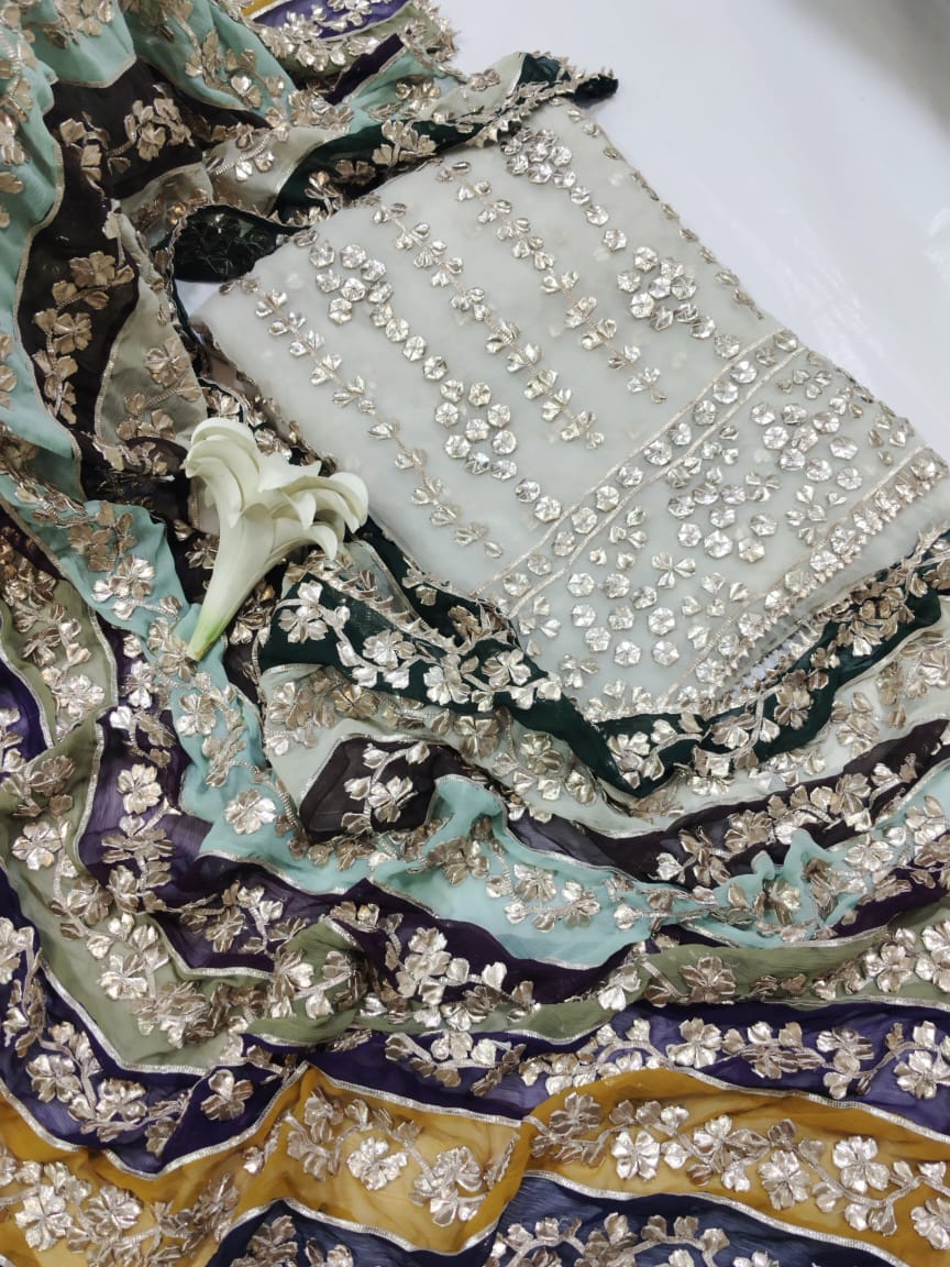 Organza Gotta Jall Suits