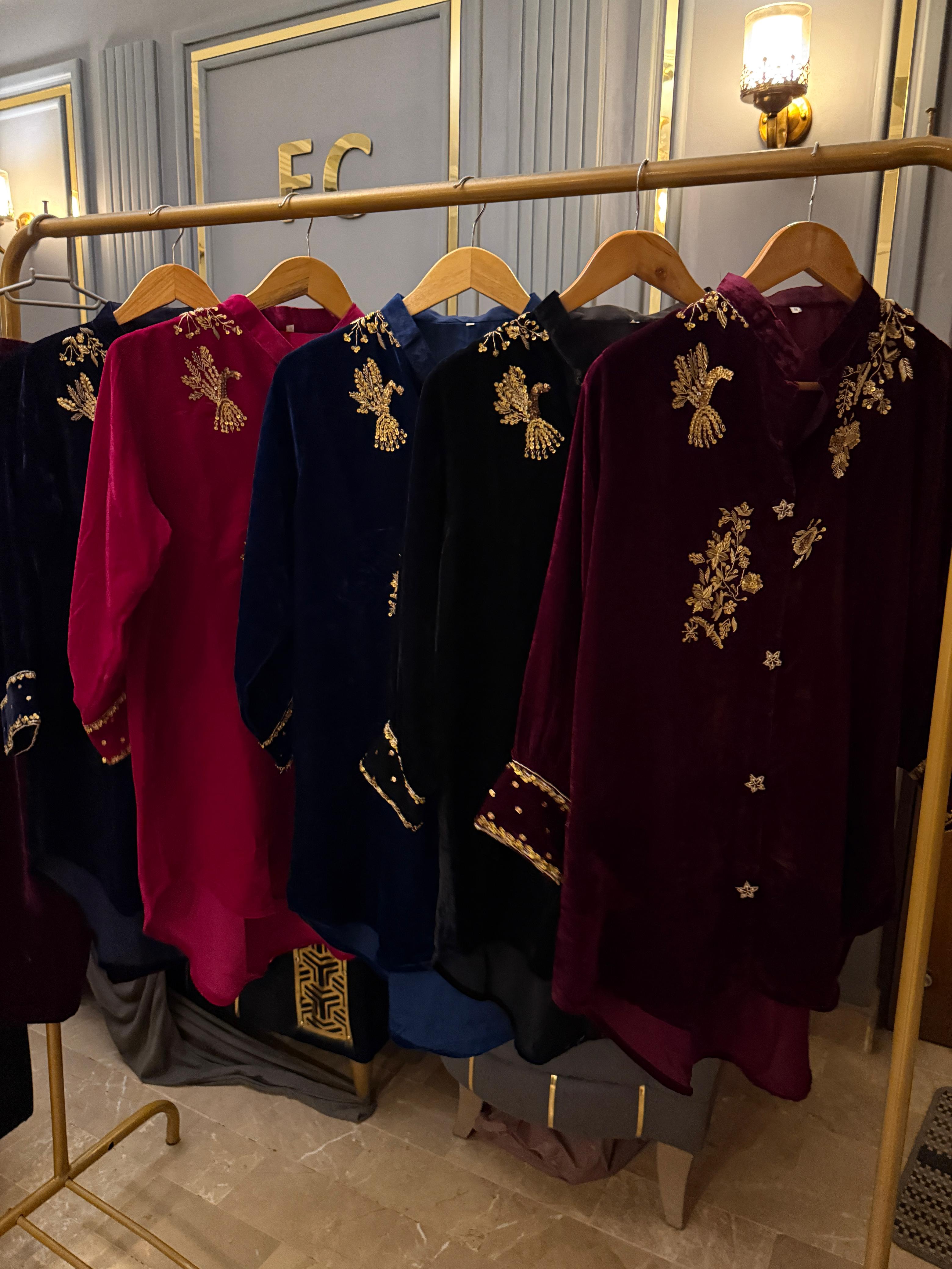 Pure 9k Micro Velvet Heavy Handwork Coords Sets