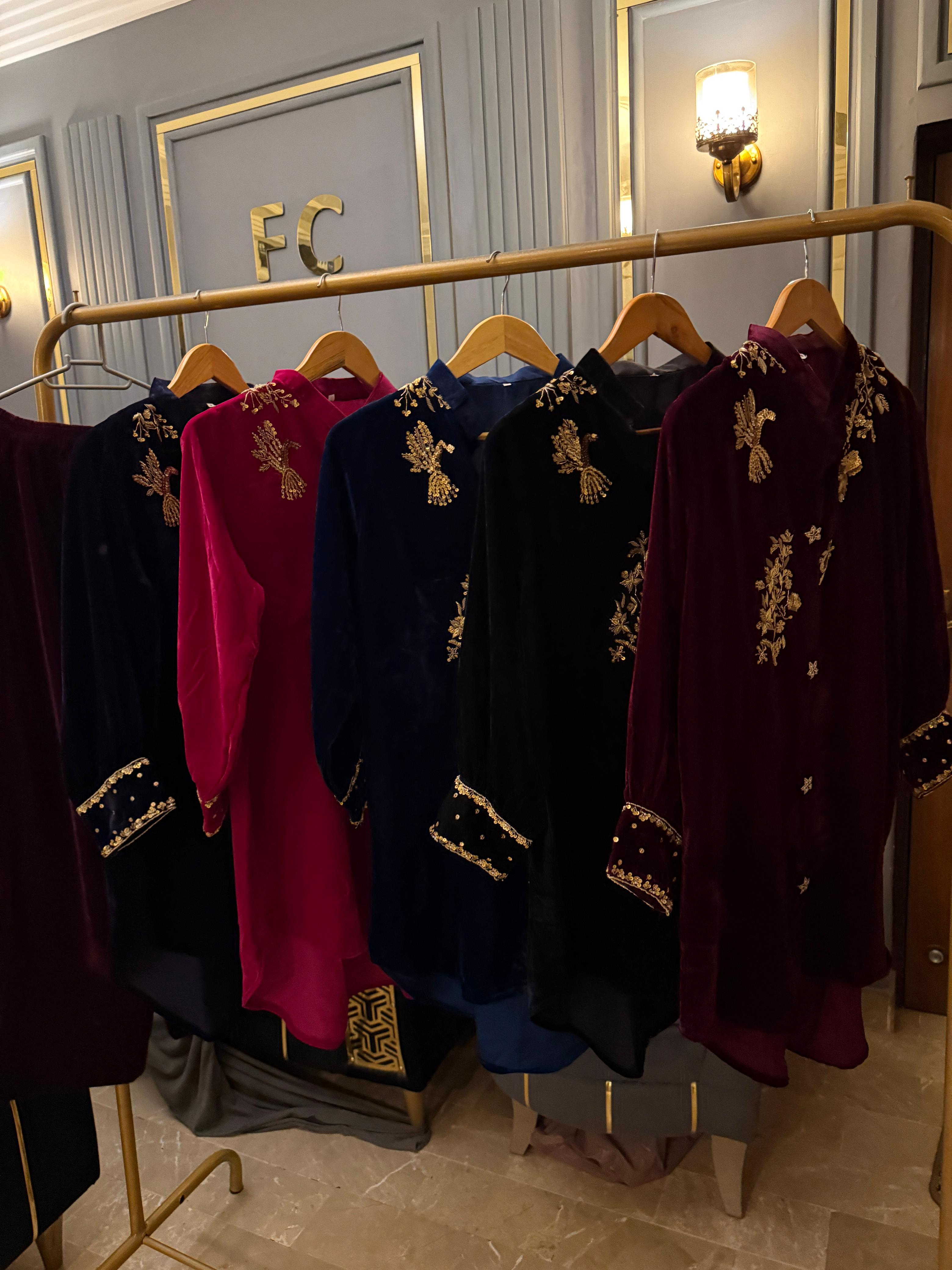 Pure 9k Micro Velvet Heavy Handwork Coords Sets