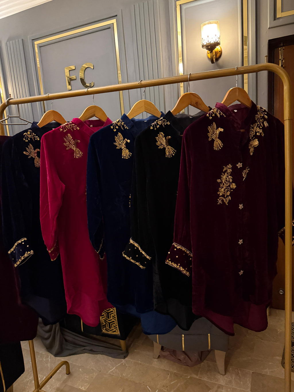 Pure 9k Micro Velvet Heavy Handwork Coords Sets