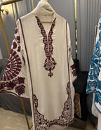 Raw Silk Heavy Embroidered Stiched