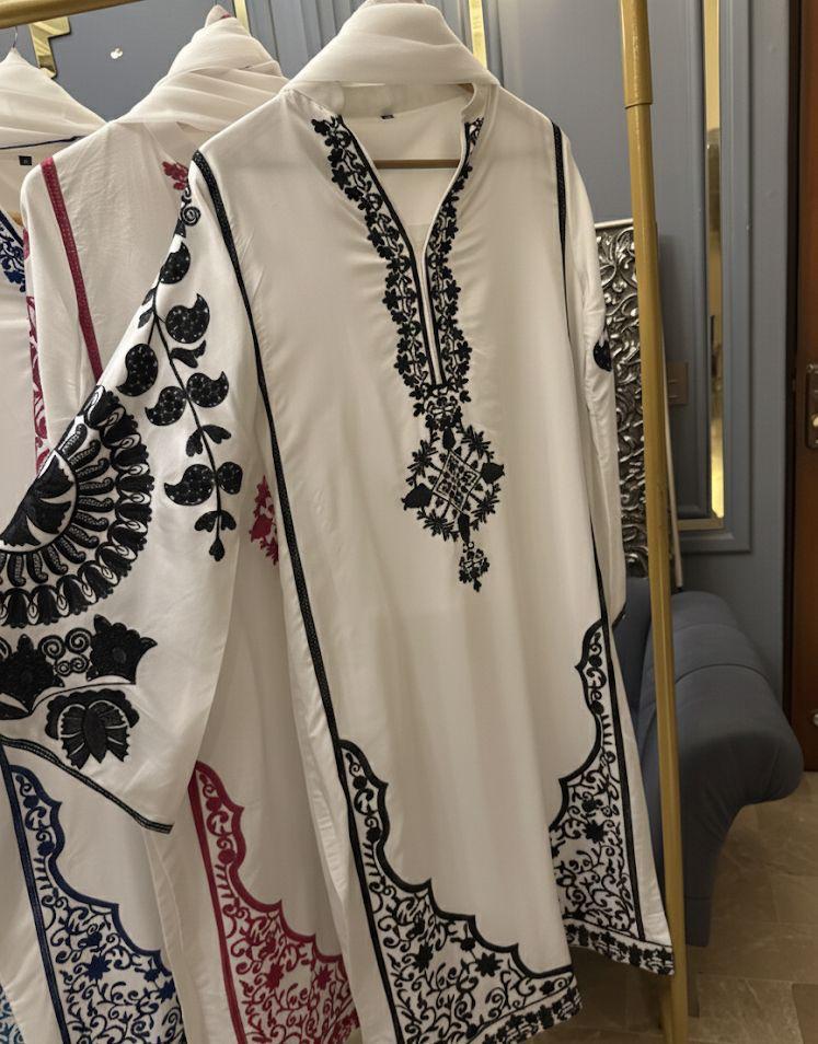 Raw Silk Heavy Embroidered Stiched