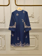 Pure Korean Silk Embroidered Suit 2 Piece