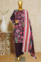 Baad e Saba Winter Patels Khaddar 3-Pc Stitched