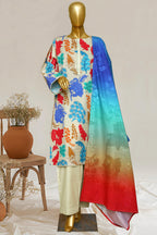 Baad e Saba Winter Patels Khaddar 3-Pc Stitched