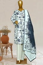 Baad e Saba Winter Patels Khaddar 3-Pc Stitched