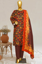 Baad e Saba Winter Patels Khaddar 3-Pc Stitched