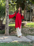 LAL PARI EMBROIDERY 2PC FARSHI