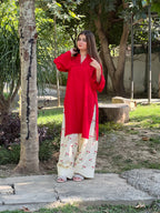LAL PARI EMBROIDERY 2PC FARSHI