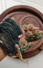 Indian Antique Jumma With Mala Set