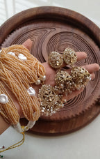 Indian Antique Jumma With Mala Set