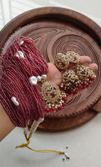 Indian Antique Jumma With Mala Set