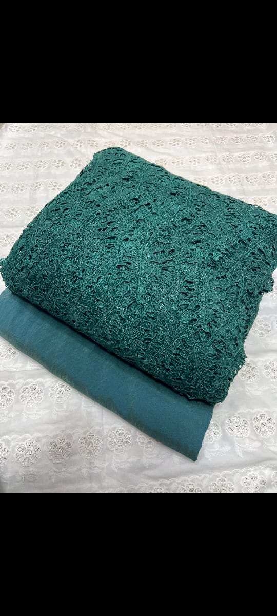 Qureshiya Cut Work Chikan Kari Shirt Stonehost Trouser 2 Pcs